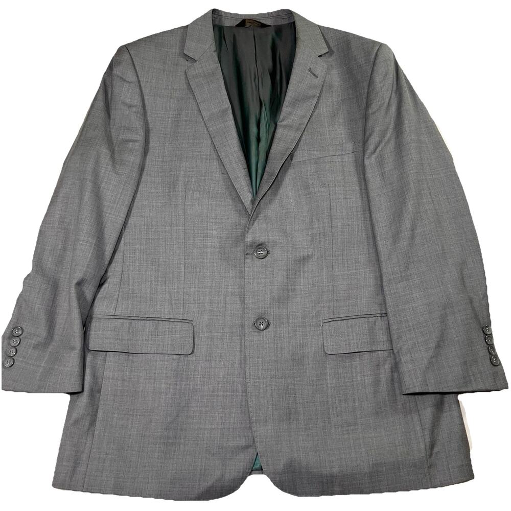 Giorgio Cosani Sport Coat Mens Size 42R Gray Cashmere Wool Lined Blazer Italian